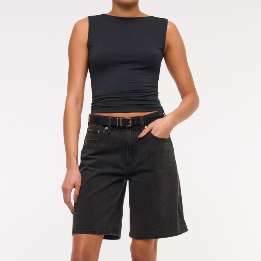 Abercrombie Mid Rise Jort